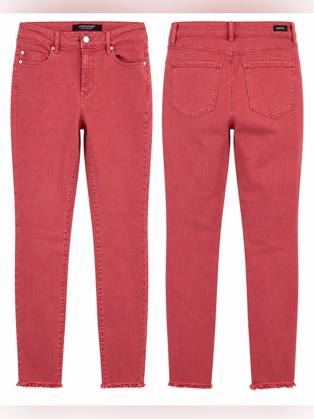 Liverpool Los Angeles Hugger Skinny Jeans Red Size 10/30